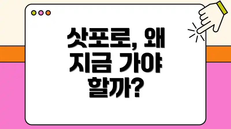 삿포로, 왜 지금 가야 할까?