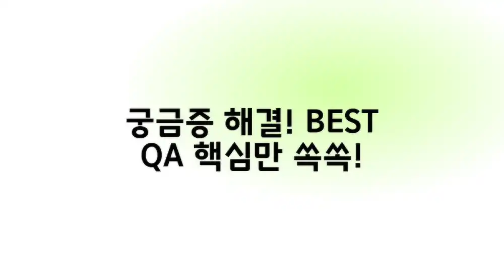 자주 묻는 질문